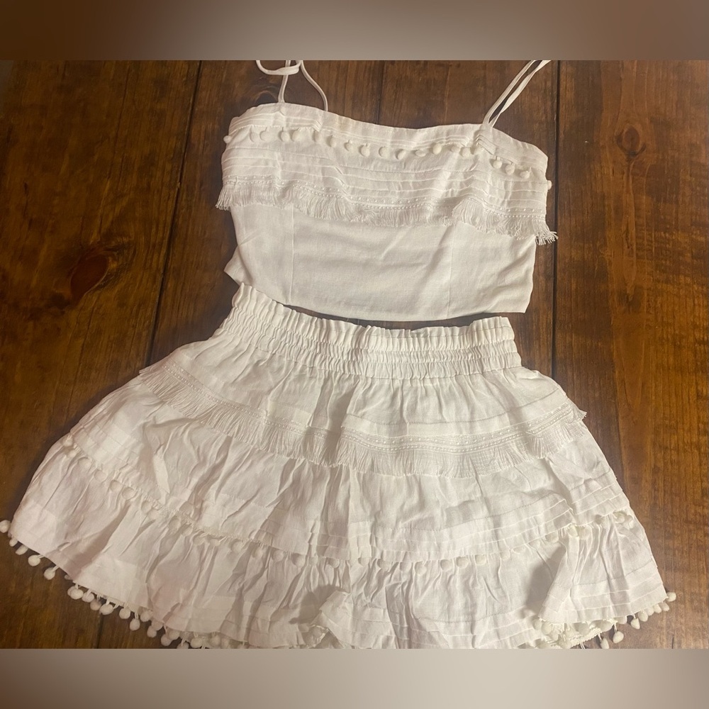 DO+BE White Boho Two Piece Set